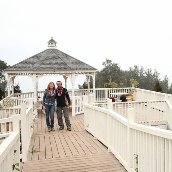 Local do nosso café da manhã, nas encostas do vulcão Haleakala, em Maui, no Havaí